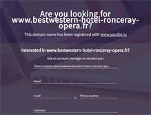 Tablet Screenshot of bestwestern-hotel-ronceray-opera.fr
